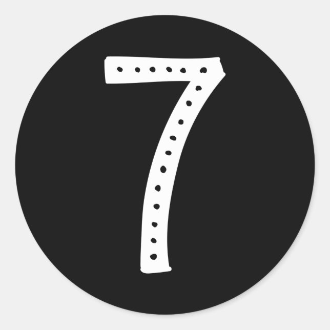 Capital 41 Personalised B-Day Alphabet Classic Round Sticker (Front)