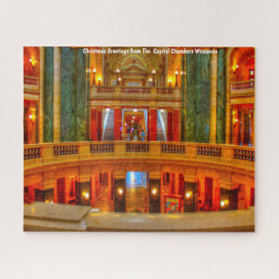 Capital Chambers Wisconsin . Jigsaw Puzzle