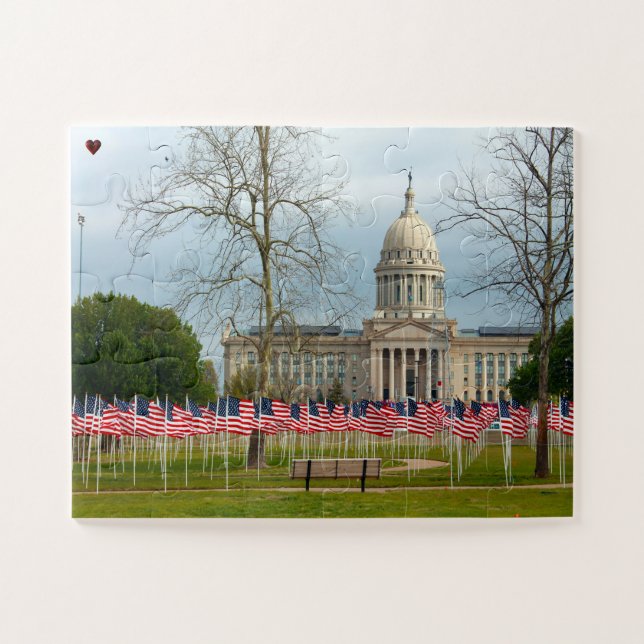 Capital City Oklahoma Jigsaw Puzzle (Horizontal)