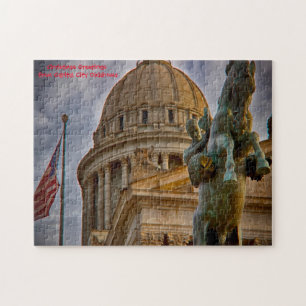 Capital City Oklahoma. Jigsaw Puzzle