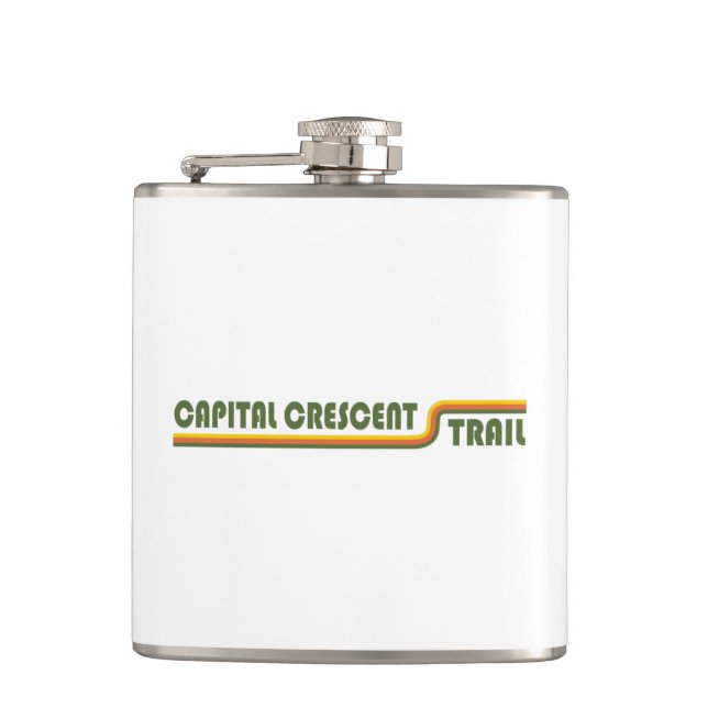 Capital Crescent Trail Hip Flask (Front)