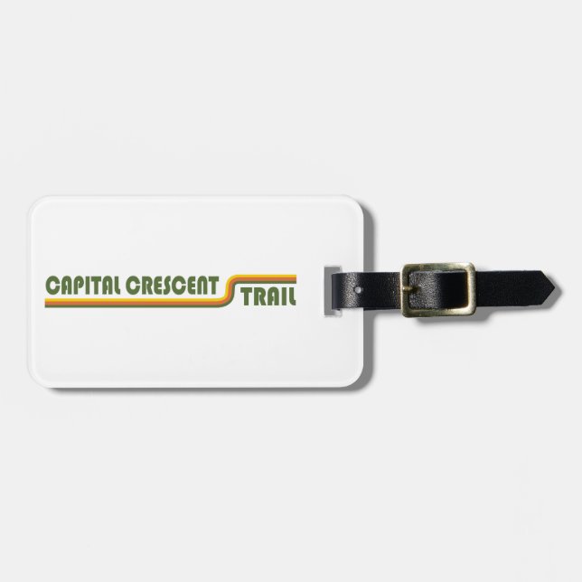 Capital Crescent Trail Luggage Tag (Front Horizontal)