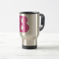 Capital letter B floral monogram