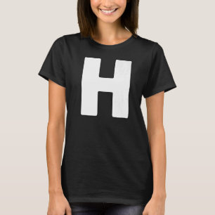 Capital Letter H Matching Group Letters Alphabet C T-Shirt