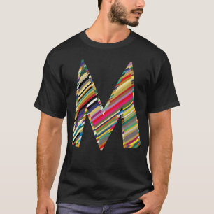 CAPITAL Letter M Multicolored, T-Shirt