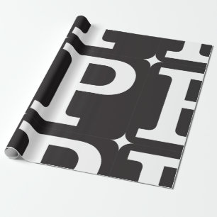 Capital P Wrapping Paper