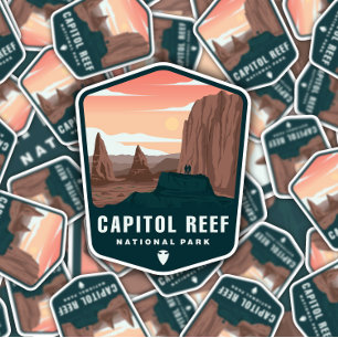 Capital Reef National Park Utah   Die-Cut Sticker