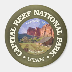 Capital Reef NP (rd)2 Magnet