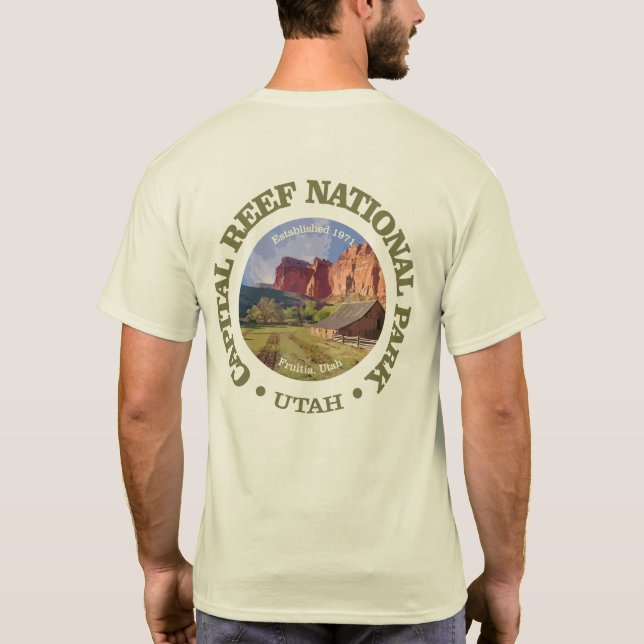Capital Reef NP (rd)2 T-Shirt (Back)