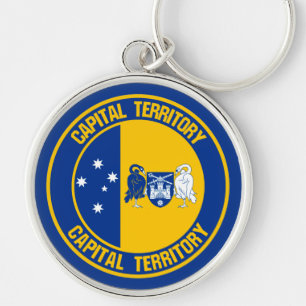 Capital Territory Round Emblem Key Ring