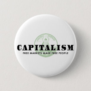 Capitalism 6 Cm Round Badge