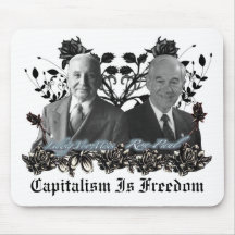 Capitalism / Freedom (ron paul, Mises) Mouse pad