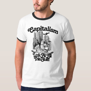 Capitalism is Disgusting Ringer T-Shirt