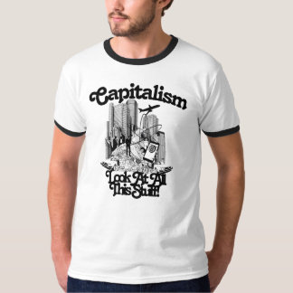 Capitalism is Disgusting Ringer T-Shirt