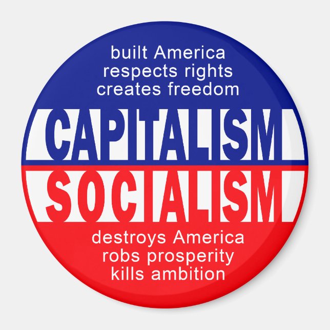 Capitalism magnet (Front)