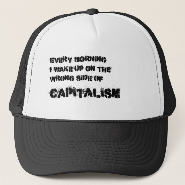 Capitalism Trucker Hat (Front)