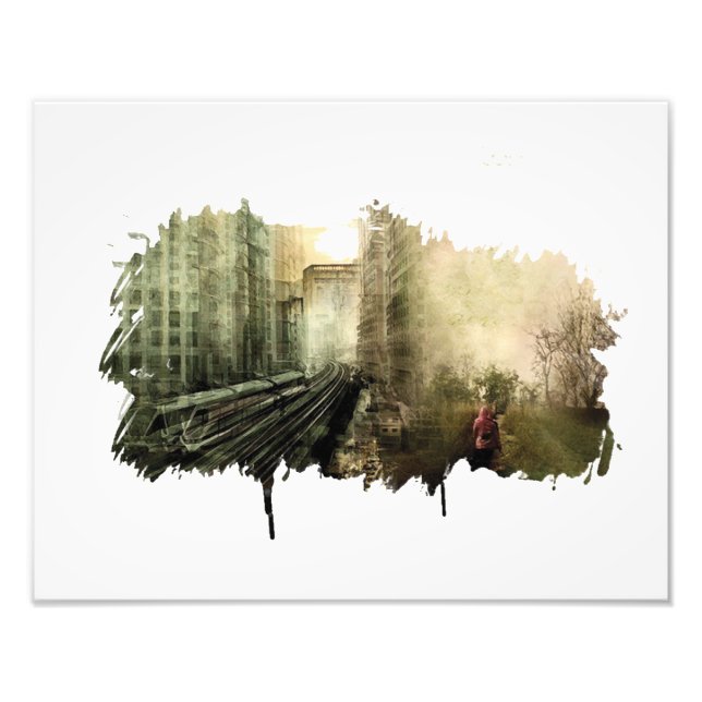 Capitalism vs Nature Photo Print (Front)