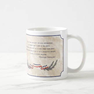 Capitalism - Winston Churchill Coffee Mug