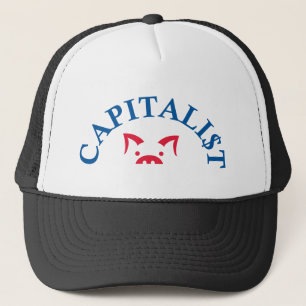 Capitalist Pig with $ Trucker Hat