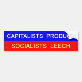 Capitalists vs Socialists Bumper Sticker