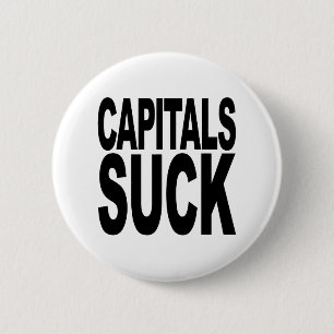 Capitals Suck 6 Cm Round Badge
