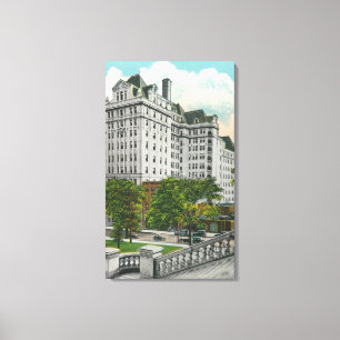 Capitol Approach View of NY Telephone Co. Bldg Canvas Print