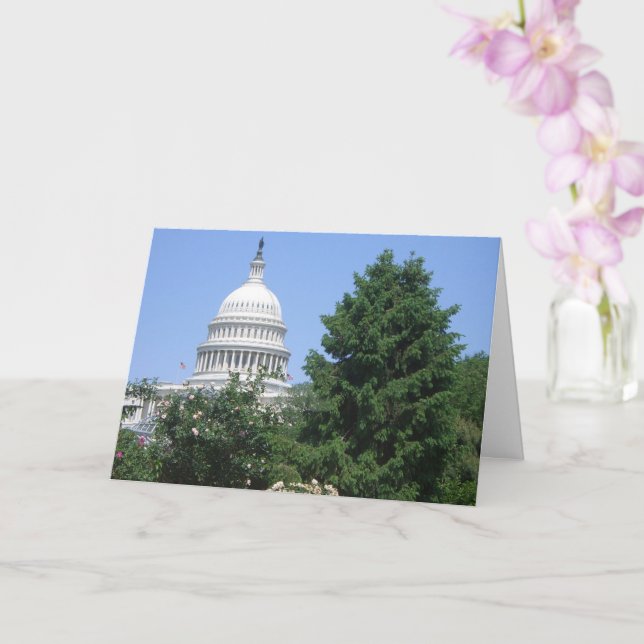 Capitol Building from Bartholdi Park Card (Orchid)