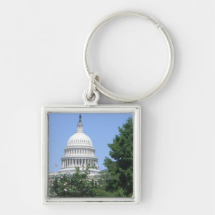 Capitol Building from Bartholdi Park Key Ring