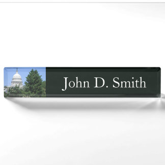 Capitol Building from Bartholdi Park Nameplate