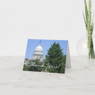 Capitol Building from Bartholdi Park Thank You Card