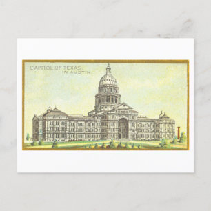 Capitol Building in Austin, Texas, Vintage Postcard