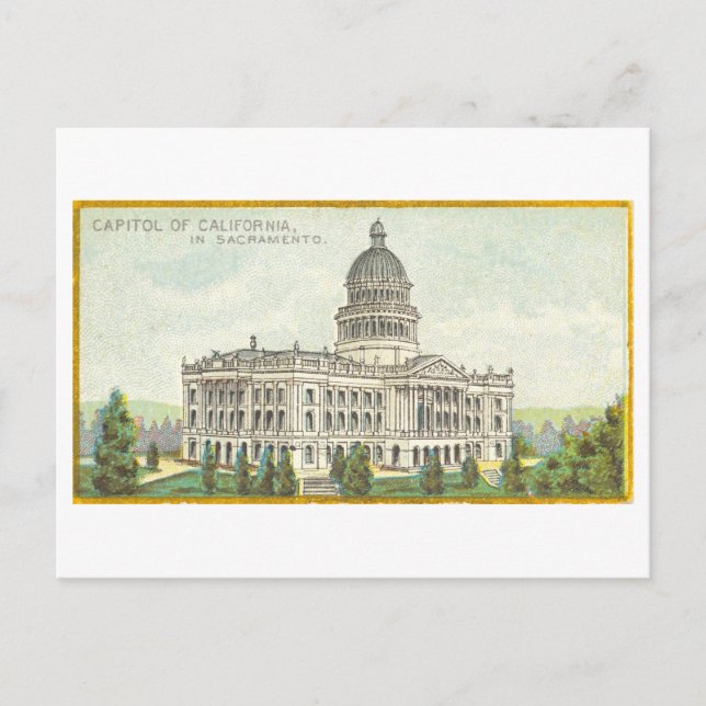 Capitol Building in Sacramento, California,  Postcard (Front)