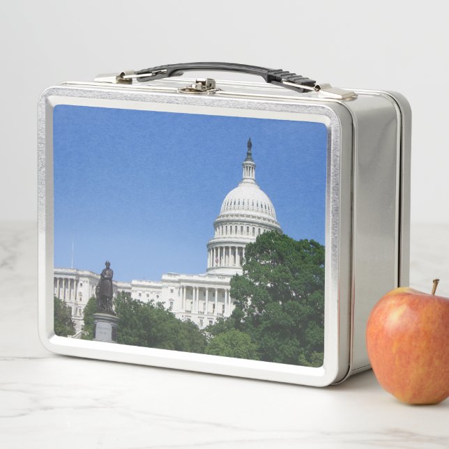 Capitol Building in Washington DC Metal Lunch Box (In Situ)
