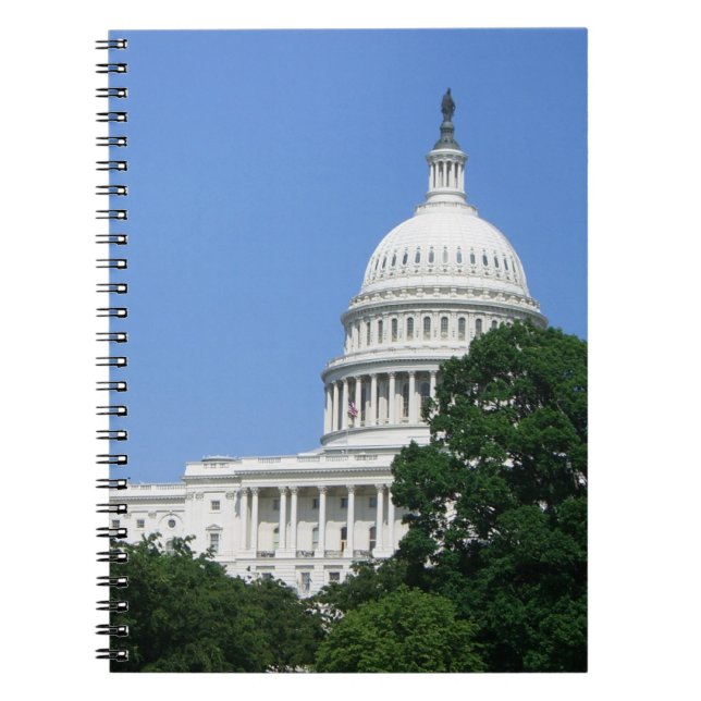 Capitol Building in Washington DC Notebook (Front)