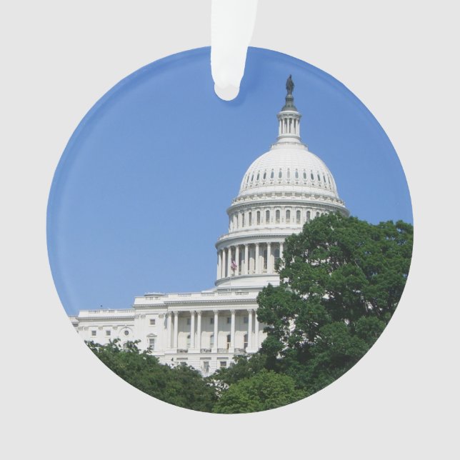 Capitol Building in Washington DC Ornament (Front)