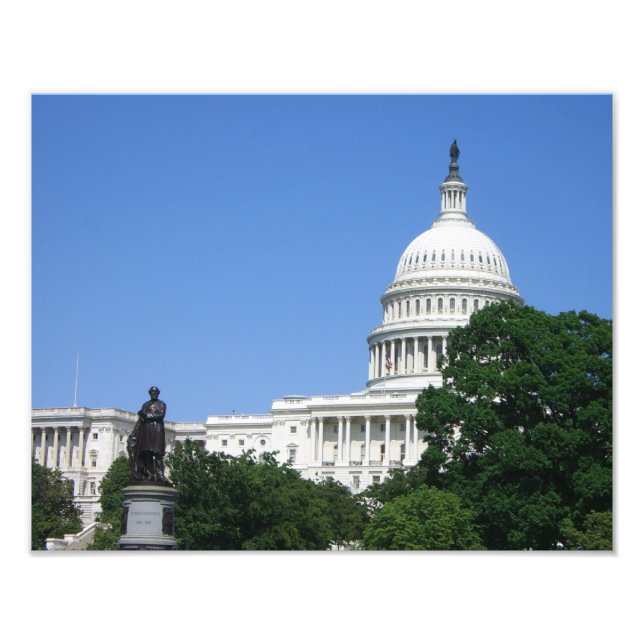 Capitol Building in Washington DC Photo Print (Front)