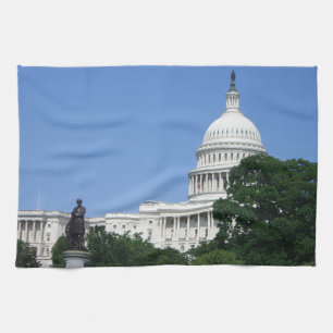 Capitol Building in Washington DC Tea Towel