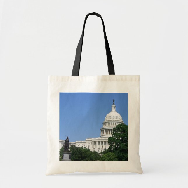 Capitol Building in Washington DC Tote Bag (Front)