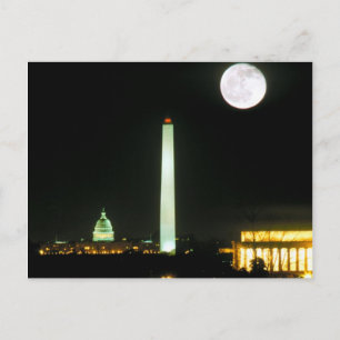 Capitol Building, Lincoln Memorial, Washington Postcard
