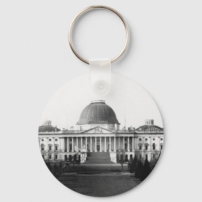 Capitol Building Washington D.C. 1845 Key Ring (Front)