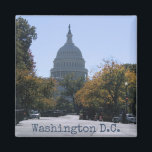 Capitol Building Washington D.C. Magnet<br><div class="desc">Autumn leaves frame the American Capitol building in Washington, D.C. in this memory keeper magnet. Get one for yourself and several for your family and friends.</div>