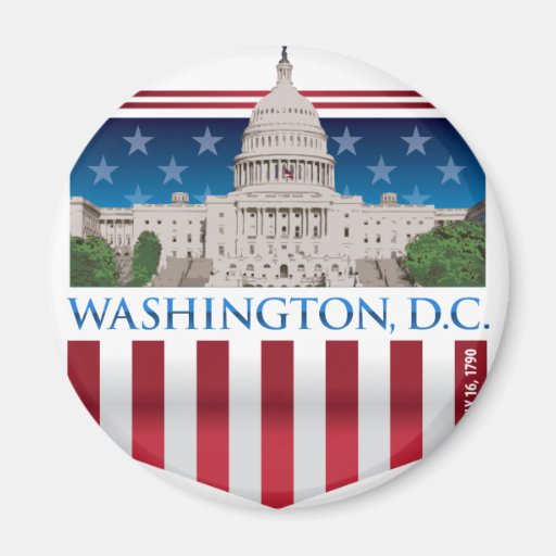 Image of Capitol Building - Washington DC Magnet