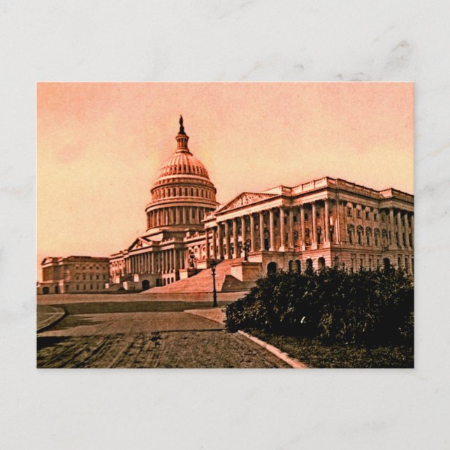 Capitol Building Washington DC Vintage America Postcard (Front)