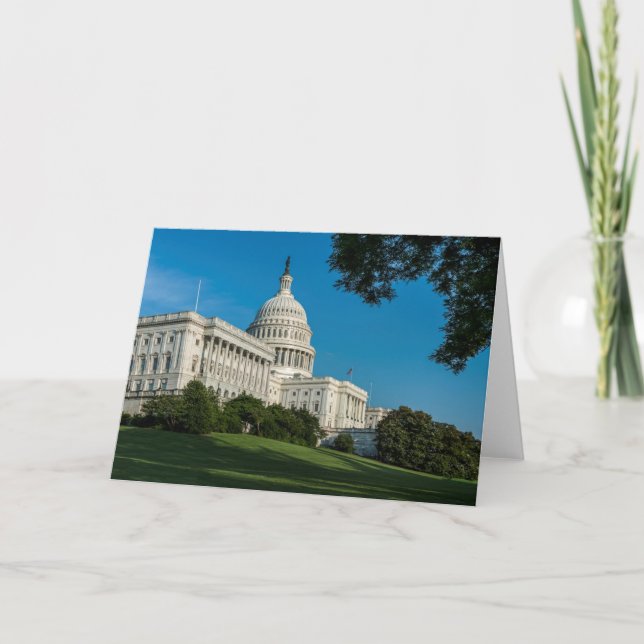 Capitol Building West View Card (Front)