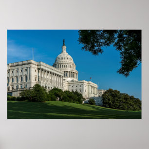 Capitol Building West View Poster