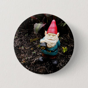 Capitol Garden Gnome 6 Cm Round Badge