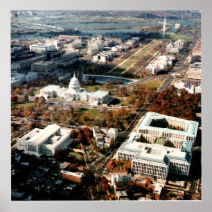 Capitol Hill DC Poster