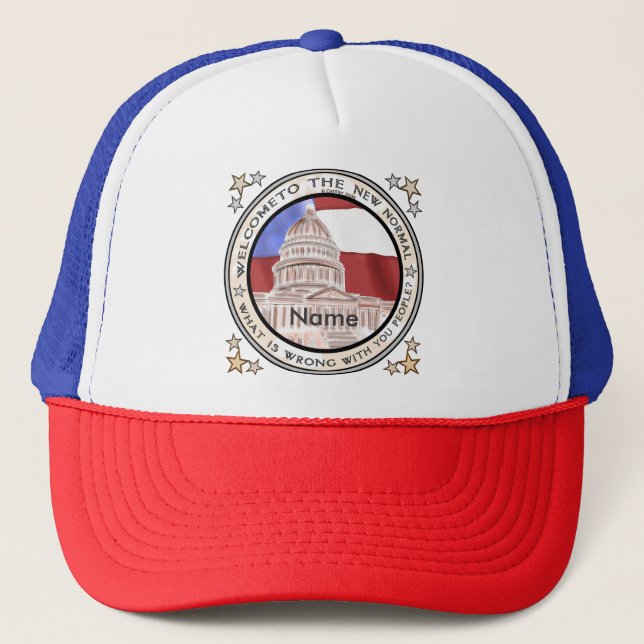Capitol New Normal Political Trucker Hat (Front)