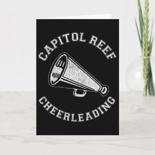 Capitol Reef Cheer Distressed Retro 90's Cheerlead Card