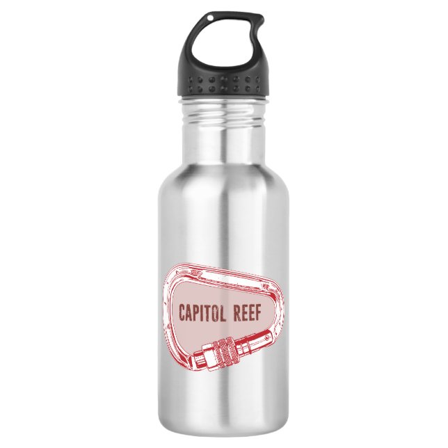 Capitol Reef Climbing Carabiner 532 Ml Water Bottle (Front)